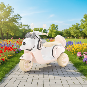 Carrito de Juguete de Tres <span class=keywords><strong>Ruedas</strong></span> Unisex <span class=keywords><strong>para</strong></span> Niños con Diseño de Dibujos Animados, Llantas Gruesas y Asiento <span class=keywords><strong>para</strong></span> Uso en Exteriores - Product Image 1