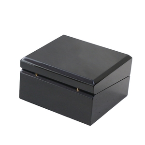 Boîte d'emballage haut de gamme en bois massif pour montres, avec couvercle rabattable et marquage à chaud, vente en gros de boîtes à montres avec peinture cuite - Product Image 4