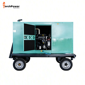 Groupe électrogène portable pour la maison, système ATS, moteur 25KW 40KW 50KW, générateur d'énergie libre, petit générateur diesel silencieux - Product Image 1