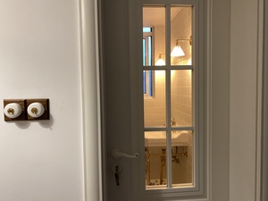 110v 220v Retro <strong>Brass</strong> Hotel Porcelain Wood Light Living Room Nordic Luxury Homestay Round <strong>Toggle</strong> Wall Light <strong>Switch</strong> - Product Image 6