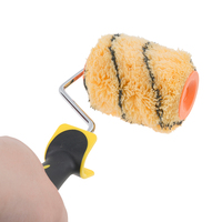 Rouleau de peinture OEM effet peau de tigre, cadre personnalisable, outils industriels de décoration murale DIY