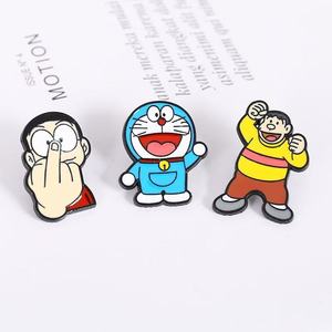 En gros, badges et épingles en métal émaillé, motifs dessins animés, mignons, souvenirs, anime, épingles de revers Hunter en émail souple, en stock - Product Image 3