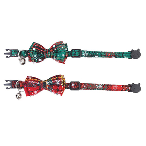 Collar de Perro Personalizado de Lujo en Poliéster, Disfraz de Esmoquin con Corbata de Moño <span class=keywords><strong>para</strong></span> Boda, Diseño a Cuadros Cómodo <span class=keywords><strong>para</strong></span> Todas las Estaciones, Día de San Valentín - Product Image 6
