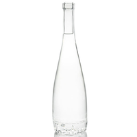 Conische schroefdop glazen flessen voor groothandel - 650ml fruitwijnflessen transparant verzegeld lege flessen buitenlandse likeurflessen