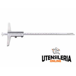 Jauges de profondeur analogiques avec double pied en acier inoxydable chromé - Product Image 2