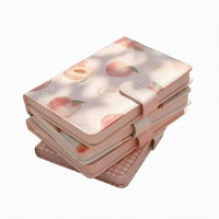 Fabrik-Bestseller Pfirsichfarbenes PU-Leder Organizer/Planer mit Magnetverschluss Journaling Notizbuch Personalisiertes Hochwertiges Geschenk