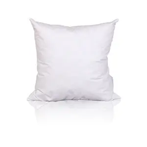 Custom Decorative Personalized Luxury Throw Pillow 18x18 For Couch Sofa Bed Luxury White Feather Cushion Insert
