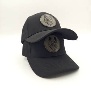 High Density 6 Panel Solid Color <b>Baseball</b> <b>Cap</b> Custom Leather Patch Low MOQ OEM Robust Durable Material Sustainable Apparel Piece - Product Image 4