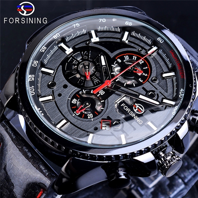 The New Forsining Waterproof Multi-functional Mechanical Watch, a Fashionable Semi-automatic for Men