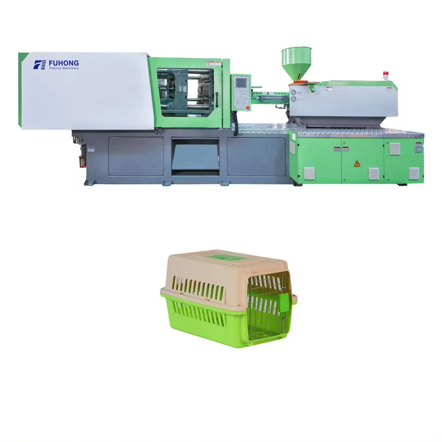 Fuhong FHG 650 ton plastik pembawa kucing/kandang membuat cetakan manufaktur servo mesin cetak injeksi