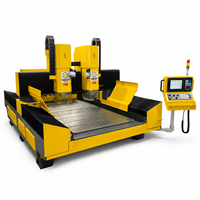 Machine de gravure CNC à double tête pour métaux, avec double moteur NC Studio et pompe, pour découpe creuse de panneaux de porte en acier inoxydable et aluminium