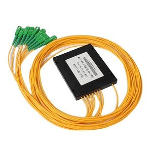 ตัวแยก<span class=keywords><strong>สาย</strong></span>ไฟเบอร์ออปติกแบบพาสซีฟ 1*8 PLC SC APC รุ่น Green Square 2.0 มม. สำหรับเครือข่ายไฟเบอร์ออปติก FTTH - Product Image 1