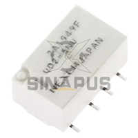 NEC/NEXEM UD2-3NU UD2-4.5NU UD2-5NU UD2-12NU Slim PCB Miniature Relay - 4.5VDC DPDT Relay for Electronics and Automation