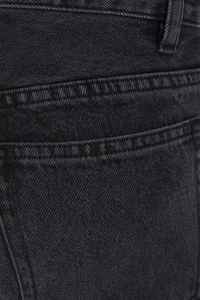 Haute Qualité Designer Apc Denim Elle Noir Jeans Caché Zip Et Bouton Fermeture 100% Coton Flare Jeans - Product Image 3