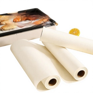 Papel <span class=keywords><strong>de</strong></span> Horno Absorbente <span class=keywords><strong>de</strong></span> Grasa, Reciclable, en Rollo, <span class=keywords><strong>de</strong></span> Grado Alimenticio, para Asar <span class=keywords><strong>Carne</strong></span>, para Horno, Barbacoa y <span class=keywords><strong>Freidora</strong></span> <span class=keywords><strong>de</strong></span> <span class=keywords><strong>Aire</strong></span> - Product Image 1