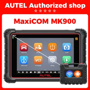 Autel profesional maxicom mk900 MK 900 obd2 control bidireccional todos los sistemas de diagnóstico y servicio tableta automotriz escáner