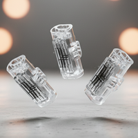 Connecteur à sertir T-Tap 3 broches pour bande LED, contact en cuivre, PC 22AWG, borne femelle Faston, 5A 300V, facile et rapide, pour bande LED RVB
