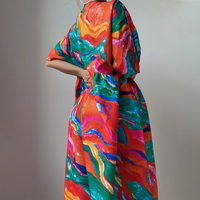 Robe de plage sexy tie dye pour femmes