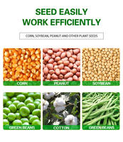 Semoir manuel à maïs et légumes HD, haute productivité, 1 rangée, 12 kg, avec boîte de vitesses à poussée manuelle pour outils agricoles