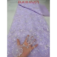 Belle perle perles broderie paillettes dentelle tissus haute qualité nouveau Design robe de soirée de mariage matériel