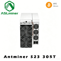 Bitmain Antminer S23 305T 3355w Machine de minage de Bitcoin, machine de minage BTC, mineur ASIC, mineur de pièces BTC, crypto Antminer S23, tout neuf