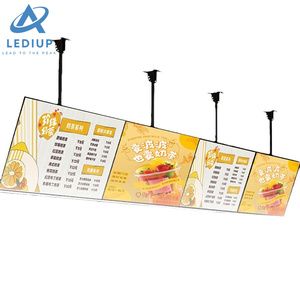 Lediup nhà máy bán treo tường lightbox nhôm Snap khung A1 A2 A3 A4 LED Movie Poster hộp đèn cho quảng cáo - Product Image 4