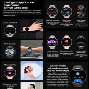 Reloj inteligente HK75 de moda para mujer, superventas, Monitor de sueño y Salud para mujer, reloj inteligente deportivo con llamadas BT - Product Image 4
