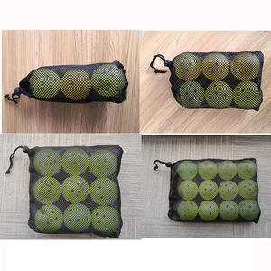 Sac à 3 balles en filet pour pickleball personnalisé en gros jeu de cornichons blancs cueilleur extérieur de balles de pickleball sac à mailles - Product Image 5