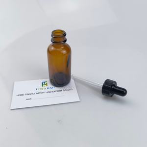 China Factory 30ml 50ml Amber Empty Dropper Cosmetic Glass <b>Bottles</b> with Dropper - Product Image 6