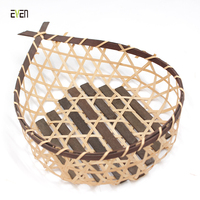 Panier en bambou chinois fait à la main, pour du pain et des fleurs