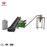 Machine de granulation de films en LLDPE certifiée CE, presse à vis pour le recyclage du plastique, séchage et pelletisation