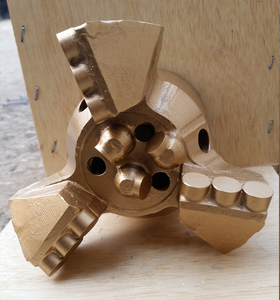 Rotary construcción Core barril broca roca herramientas <span class=keywords><strong>de</strong></span> cuerpo <span class=keywords><strong>de</strong></span> acero 133mm 3 hoja Diamnod PDC arrastrar poco - Product Image 4