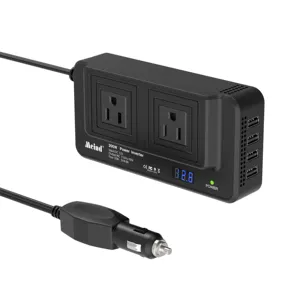 ใหม่ DC 12V TO AC 110V อินเวอร์เตอร์ 4 พอร์ต USB Dual รถอินเวอร์เตอร์อะแดปเตอร์ 200W รถอินเวอร์เตอร์สําหรับยานพาหนะ