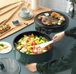 Poêle <span class=keywords><strong>à</strong></span> <span class=keywords><strong>fondue</strong></span> <span class=keywords><strong>électrique</strong></span> 2-en-1 <span class=keywords><strong>à</strong></span> chauffage double face pour la maison Poêle <span class=keywords><strong>à</strong></span> crêpes <span class=keywords><strong>électrique</strong></span> Poêle <span class=keywords><strong>à</strong></span> frire <span class=keywords><strong>électrique</strong></span> - Product Image 6