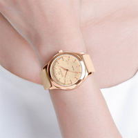 Naviforce NF5051 jam tangan wanita, jam tangan mode Top Montre Femme Alloy casing 16mm lebar Band Sporty untuk wanita dan anak perempuan