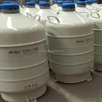 Vente en gros de réservoirs de stockage d'azote liquide à col large YDS-35-125 pour cryotubes de cellules souches et cryopréervation