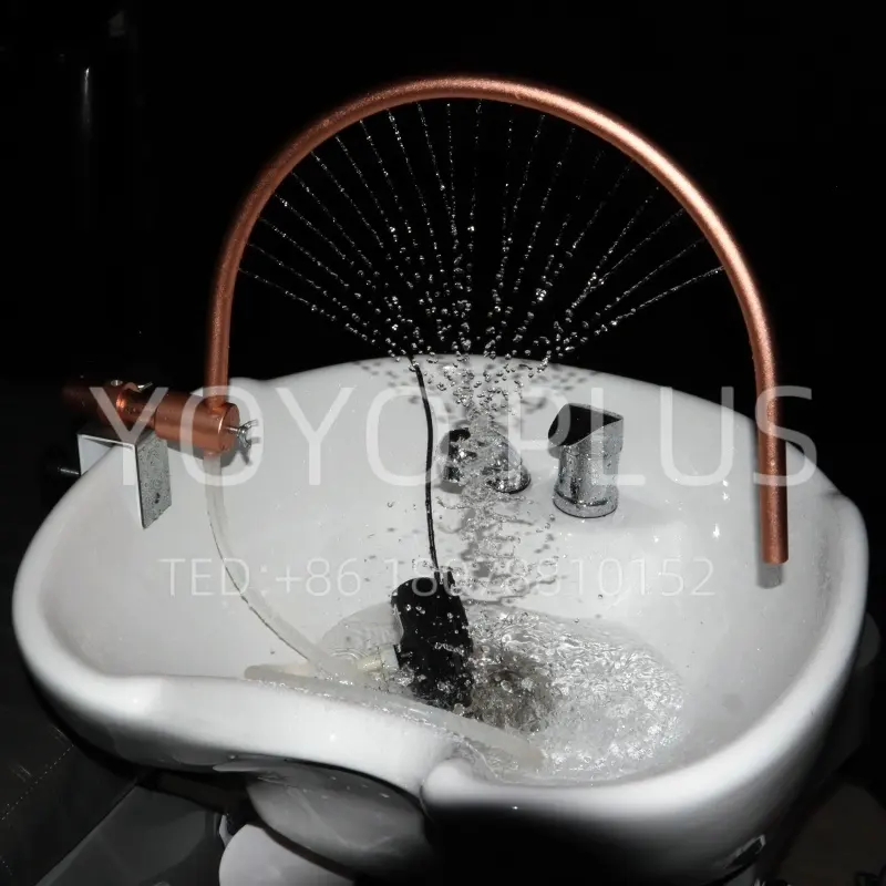 Salida de agua de spa portátil, salida de cascada, cabeza de terapia, circulación de agua, accesorios de masaje para salón y peluquería