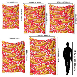 Manta de Franela Rosa con Estampado de Labios, Manta para Siesta, Súper Suave, Lavable a Máquina, para Cama, Sofá, Sillón, Impresión Personalizada, Venta al Por Mayor - Product Image 6