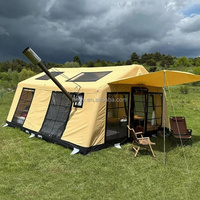 Tente transparente de fenêtre de PVC de tentes gonflables extérieures de Glamping grande pour la personne 8