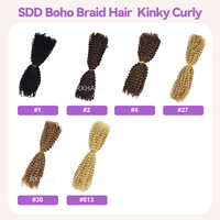 Extensiones de Cabello Humano Virgen Remy Brasileño de Primera Calidad, Sin Procesar, Doble Trama, Punta en V de Dos Puntas, Rizado, Estilo Boho, a Granel