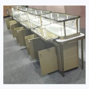 Showcases Glass Display Cabinet Luxury Jewelry Shop Furniture Glass Display Showcase Display Cabinet For Shop Fittings And Display