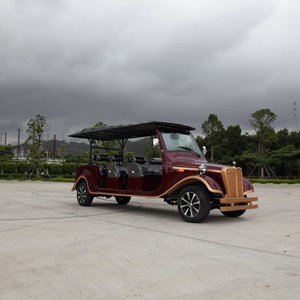 Voiture électrique vintage de tourisme 8 places pour parcs et stations balnéaires - Product Image 4
