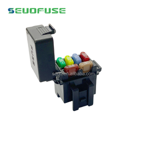 4 yollu Mini bıçak tipi sigorta tutucu terminal pimi ve sigortalar olmadan BX2047C-1 BX2047C-2 In-line sigorta kutusu - Product Image 2