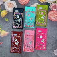Labubu de poupée d'autocollant de colle rainurée colorée, avec protection d'objectif, adapté pour iPhone 14 15 16 17 Pro Max étui de protection de téléphone