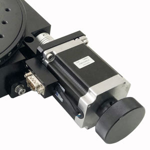 Plataforma Giratoria Motorizada LDTDH-200WS de 200 mm, Carga de 80 kg, Apertura <span class=keywords><strong>Central</strong></span> de 60 mm, Metal, Relación de Transmisión 180:1, 220 V para Óptica - Product Image 4