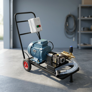 New High Quality Diesel-Powered 3 HP Heavy Duty Pressure Washing Jet Machine 150 <b>BAR</b> Durable Cleaners Tools High Pressure - Product Image 6