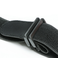 Sangles de vélo auto-adhésives, attaches élastiques antidérapantes à crochet et boucle, sangles élastiques en silicone pour bottes de jambe, boîtes d'attaches de câble
