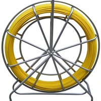 Tige de guidage ronde en fibre de verre pour câblage, haute résistance, résistante à la corrosion, longueur 300m