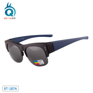 Lunettes de soleil polarisées Xq-Ho Xt-187A, monture noire, lentille TAC, protection UV400, pour le cyclisme, la conduite et l'utilisation en extérieur - Product Image 1