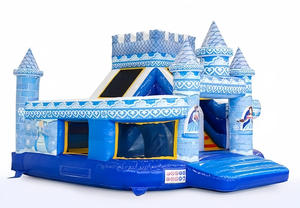 <span class=keywords><strong>Castillo</strong></span> Inflable <span class=keywords><strong>de</strong></span> PVC <span class=keywords><strong>de</strong></span> la Princesa <span class=keywords><strong>Frozen</strong></span>, 5.5m X 5m, Capacidad <span class=keywords><strong>de</strong></span> 100-500KG, para Uso Comercial en Parques Urbanos y Escuelas, en Oferta - Product Image 6